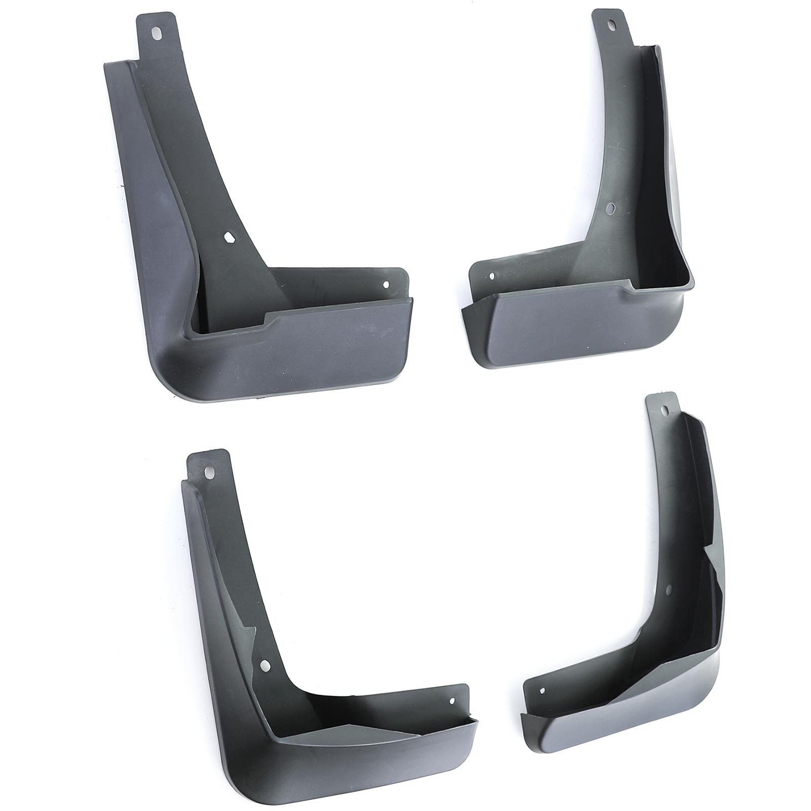 Spatlappen - geschikt voor VW Golf 8 vanaf 11/2019 - 4-delig - R-Line - zwart