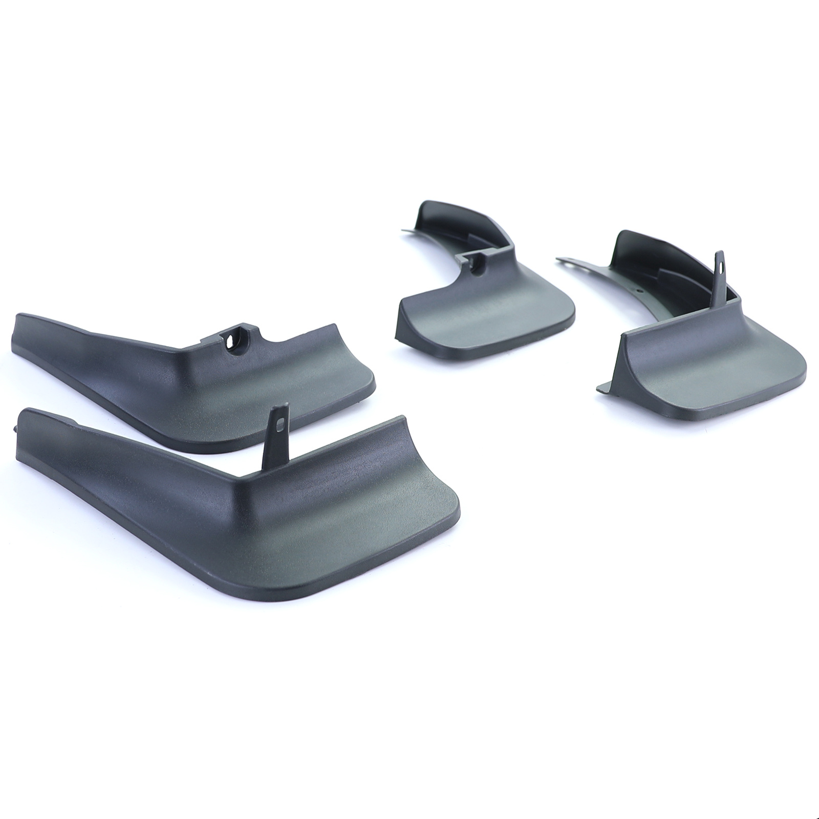 Spatlappen - geschikt voor VW Tiguan 2 AD1 vanaf 2016 - 4-delig - zwart