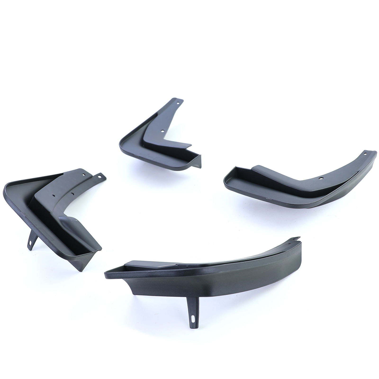 Spatlappen - geschikt voor VW Tiguan 2 AD1 vanaf 2016 - 4-delig - zwart