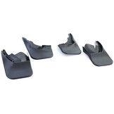 Spatlappen geschikt voor VW Sharan 7M 04/2000-03/2010 - 4-delig - zwart