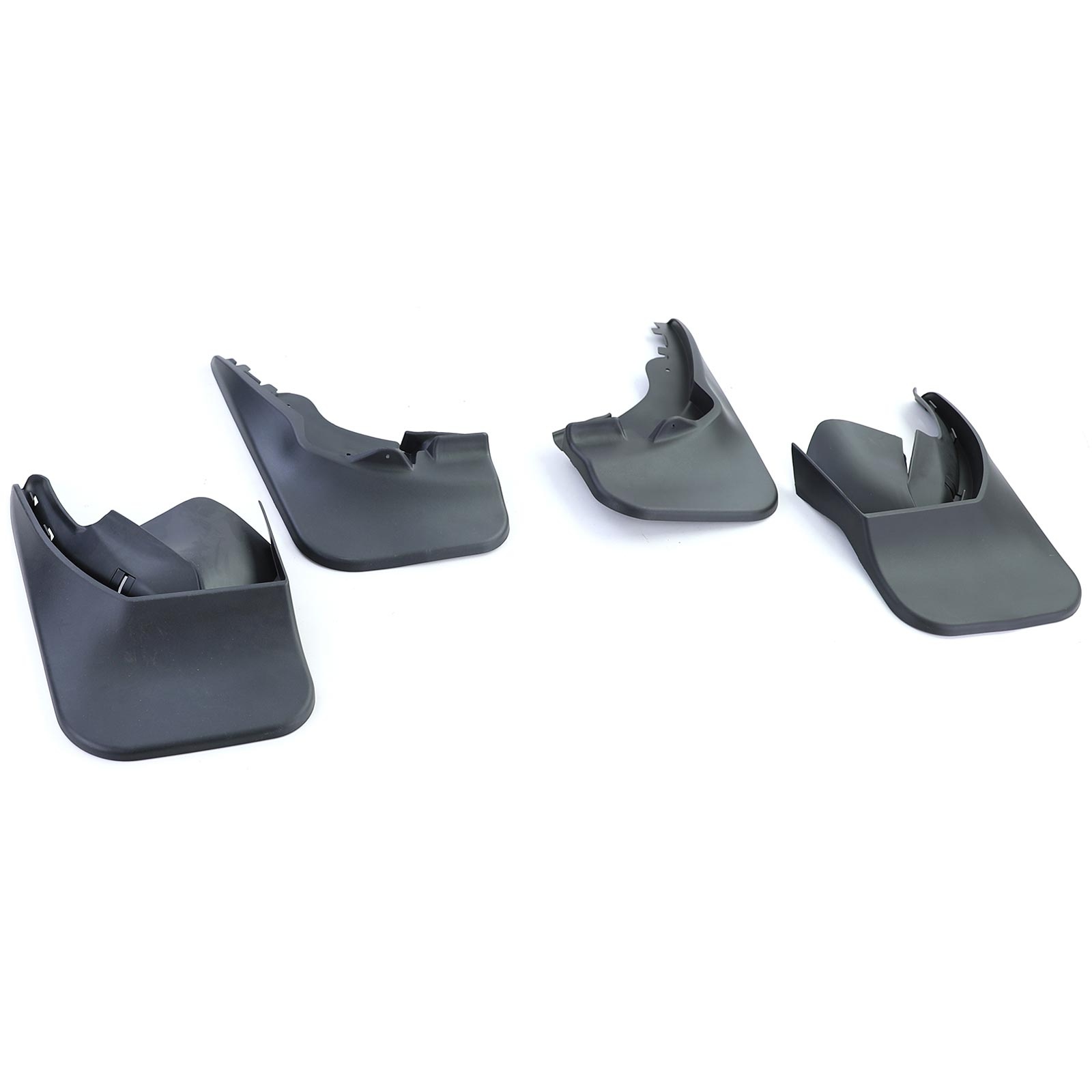 Spatlappen geschikt voor VW Sharan 7M 04/2000-03/2010 - 4-delig - zwart