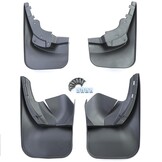 Spatlappen - voor VW Sharan 7M 04/2000-03/2010 - 4-delig - zwart