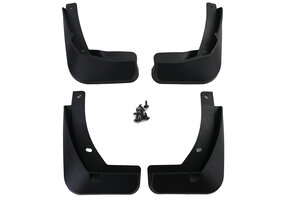 Spatlappen - voor VW Golf 7 2017-2019 - 4-delig - voor en achter - zwart