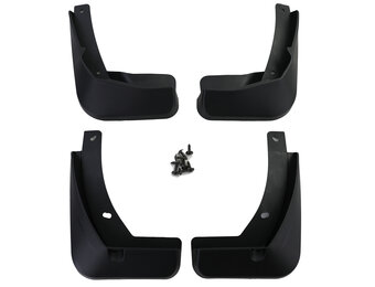 Spatlappen - voor VW Golf 7 2017-2019 - 4-delig - voor en achter - zwart