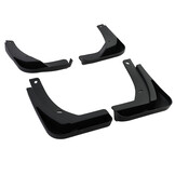 Spatlappen - voor VW Golf 7 2017-2019 - 4-delig - voor en achter - zwart