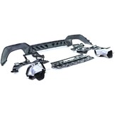 Diffusor achterbumper - geschikt voor BMW 3-serie G20 G21 320i, 330i, 320e, 330e, 320d, 330d sedan/touring 11/2018-06/2022 - glanzend zwart