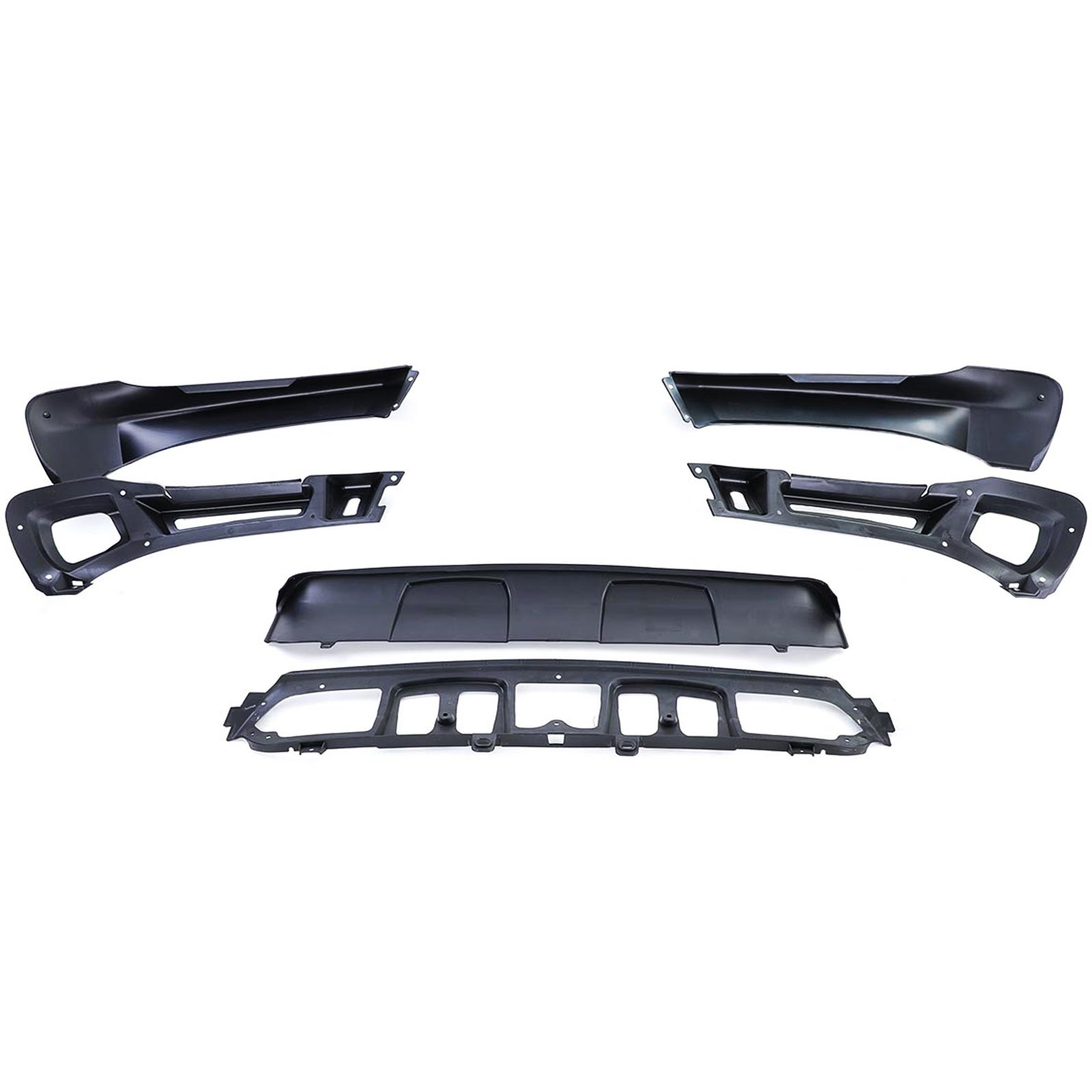 Body kit - geschikt voor BMW X5 E70 02/2007-05/2010 - 7-delig - hoogglans zwart