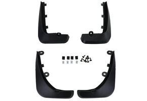 Spatlappen - geschikt voor VW New Beetle Cabrio 9C 2005-2010 - 4-delige set - zwart