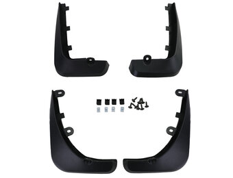 Spatlappen - voor VW New Beetle Cabrio 9C 2005-2010 - 4-delige set - zwart