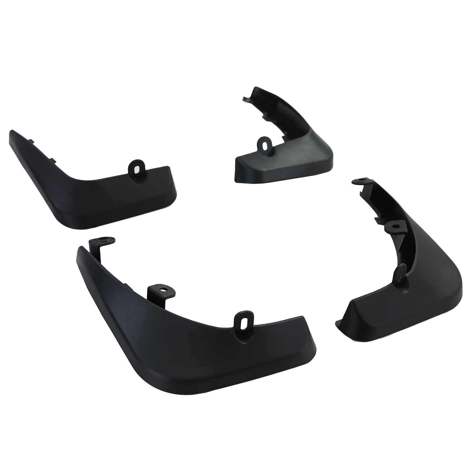 Spatlappen - geschikt voor VW New Beetle Cabrio 9C 2005-2010 - 4-delige set - zwart