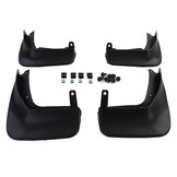 Spatlappen - voor VW Beetle / Beetle Cabrio 5 2011-2019 - 4-delig - zwart