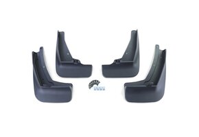 Spatlappen - voor VW Tiguan X vanaf 2020 - 4-delig - zwart