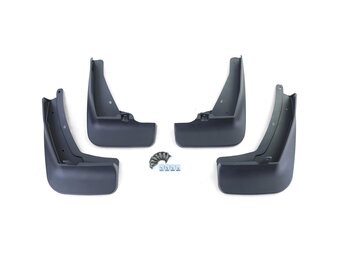 Spatlappen - voor VW Tiguan X vanaf 2020 - 4-delig - zwart