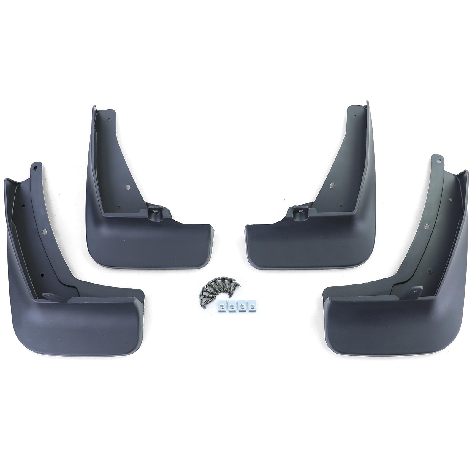 Spatlappen - voor VW Tiguan X vanaf 2020 - 4-delig - zwart