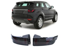 Achterlichten - Range Rover Evoque LV juni 2011-07/2015 - LED - zwart smoke