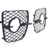 Grille - mistlamp rooster - BMW X6 E71 05/2006-06/2014 - 2-delig - mat zwart