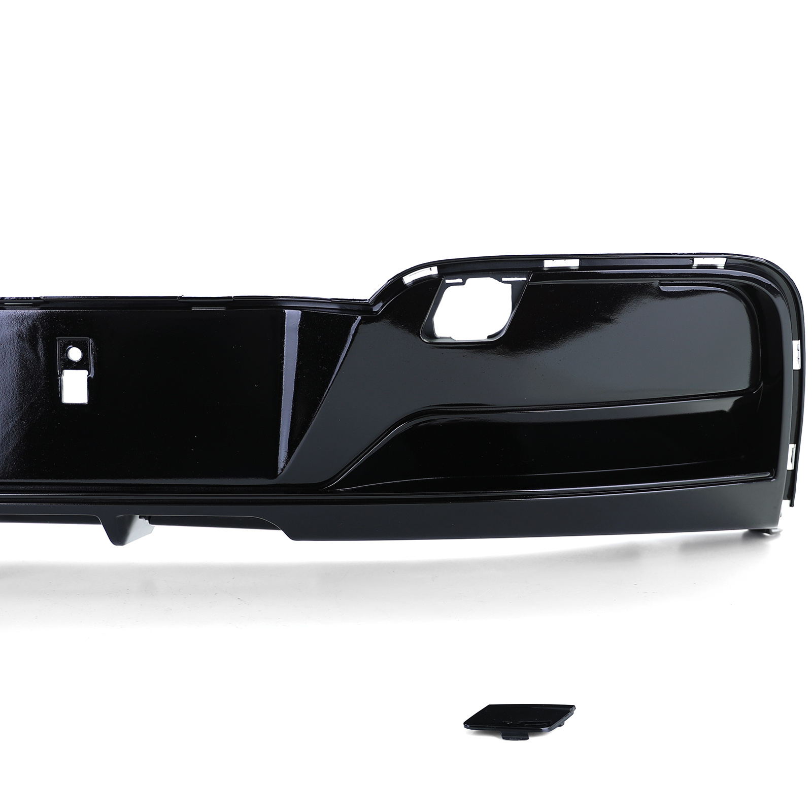Achterbumper diffusor geschikt voor BMW 1-serie F20 F21 114 116 118 120 2011-02/2015 - glanzend zwart