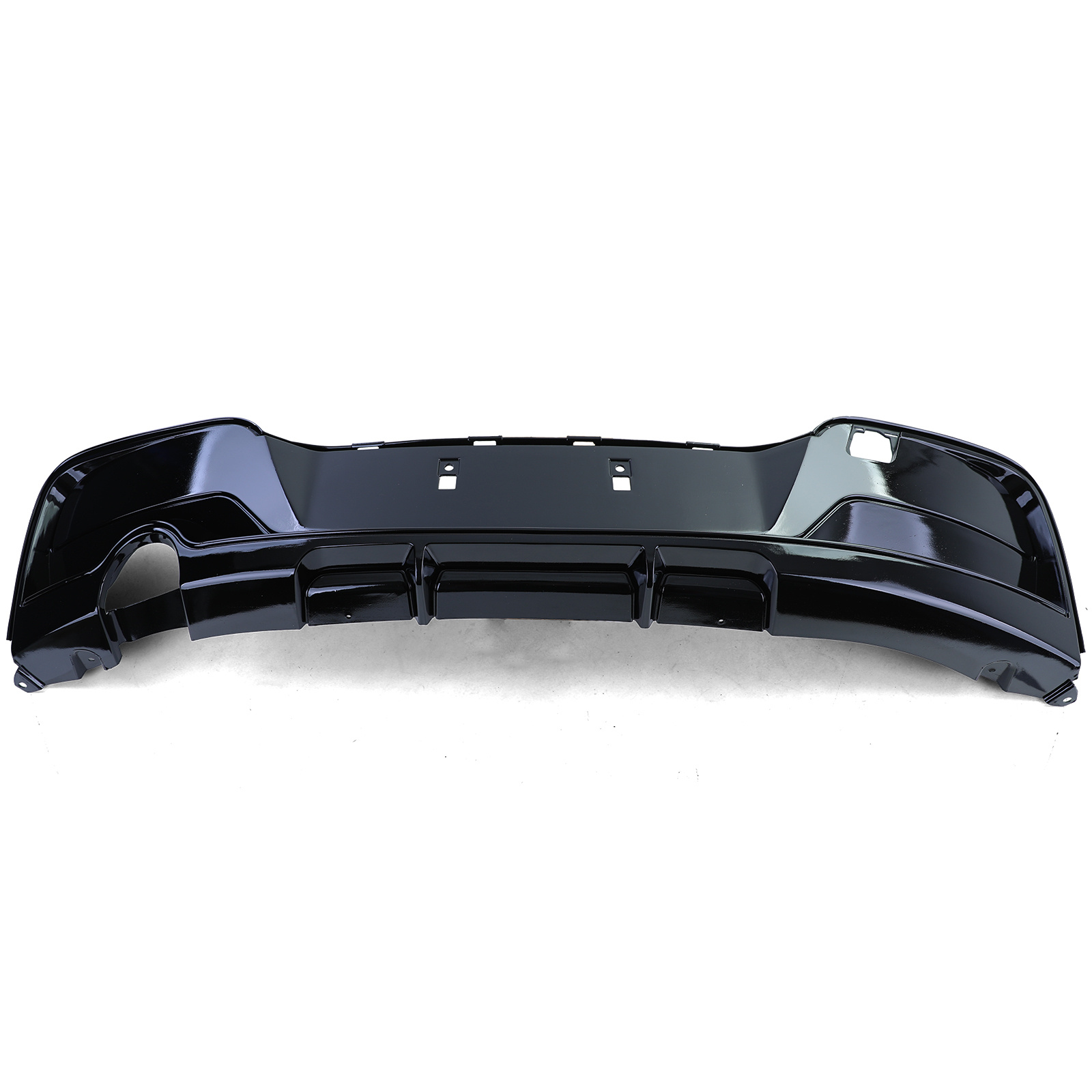 Achterbumper diffusor geschikt voor BMW 1-serie F20 F21 114 116 118 120 2011-02/2015 - glanzend zwart