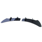 Diffusor achterbumper - geschikt voor VW Golf 6 R20 10/2008 tot en met 11/2013 - set van 2 - zwart glans