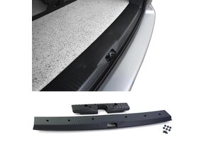 Drempelplaat kofferbak - geschikt voor VW T5/T5.1 7E/7F/7J/7H vanaf 04/2003, T6/T6.1 SH/SG vanaf 04/2015 - 120cm - met montageclips - zwart