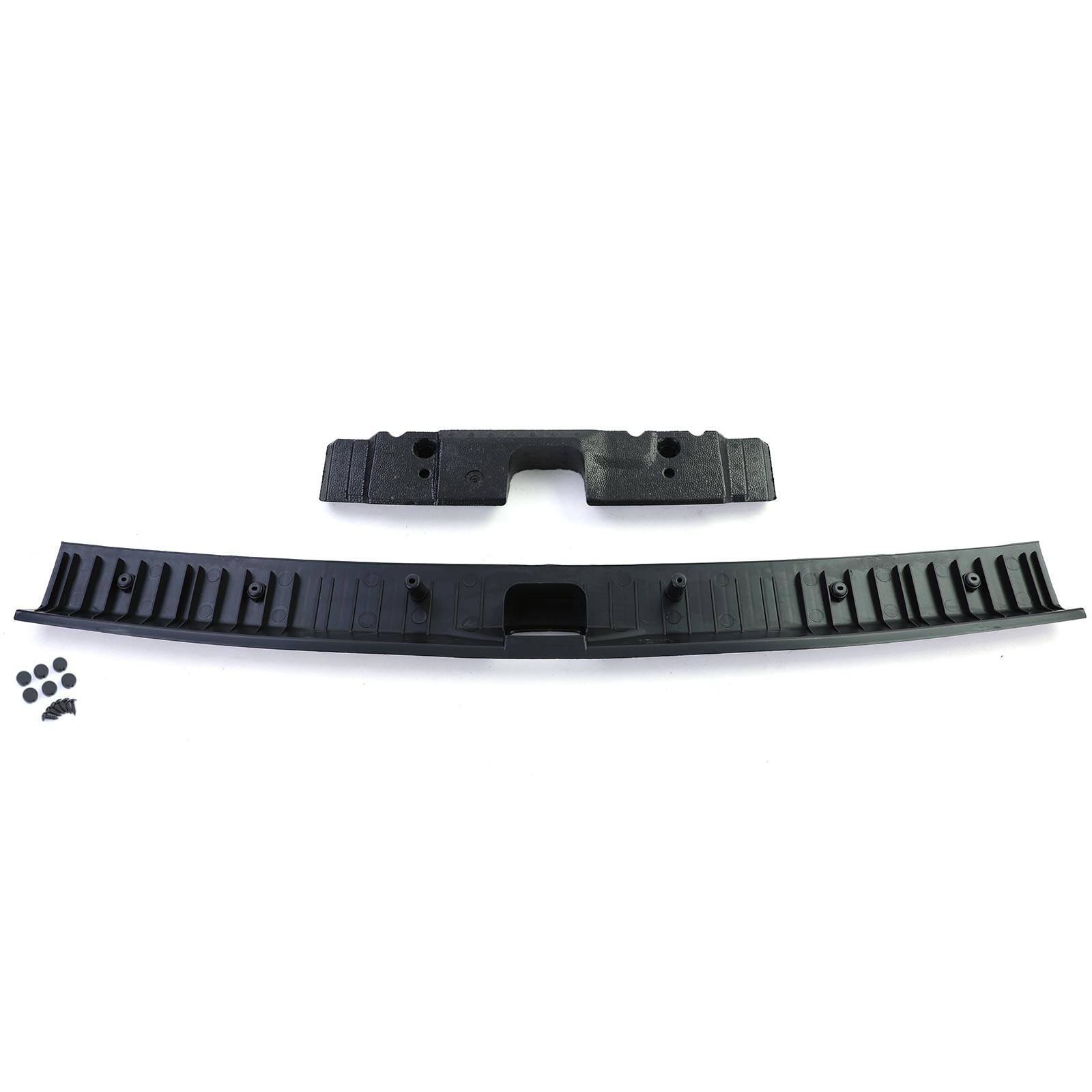 Drempelplaat kofferbak - geschikt voor VW T5/T5.1 7E/7F/7J/7H vanaf 04/2003, T6/T6.1 SH/SG vanaf 04/2015 - 120cm - met montageclips - zwart