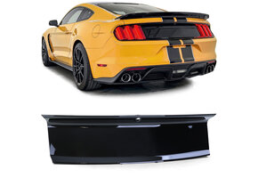 Afdekplaat kofferbak geschikt voor Ford Mustang 6 Coupé/Cabrio 12/ 2014-07/2017 - GT look - glanzend zwart