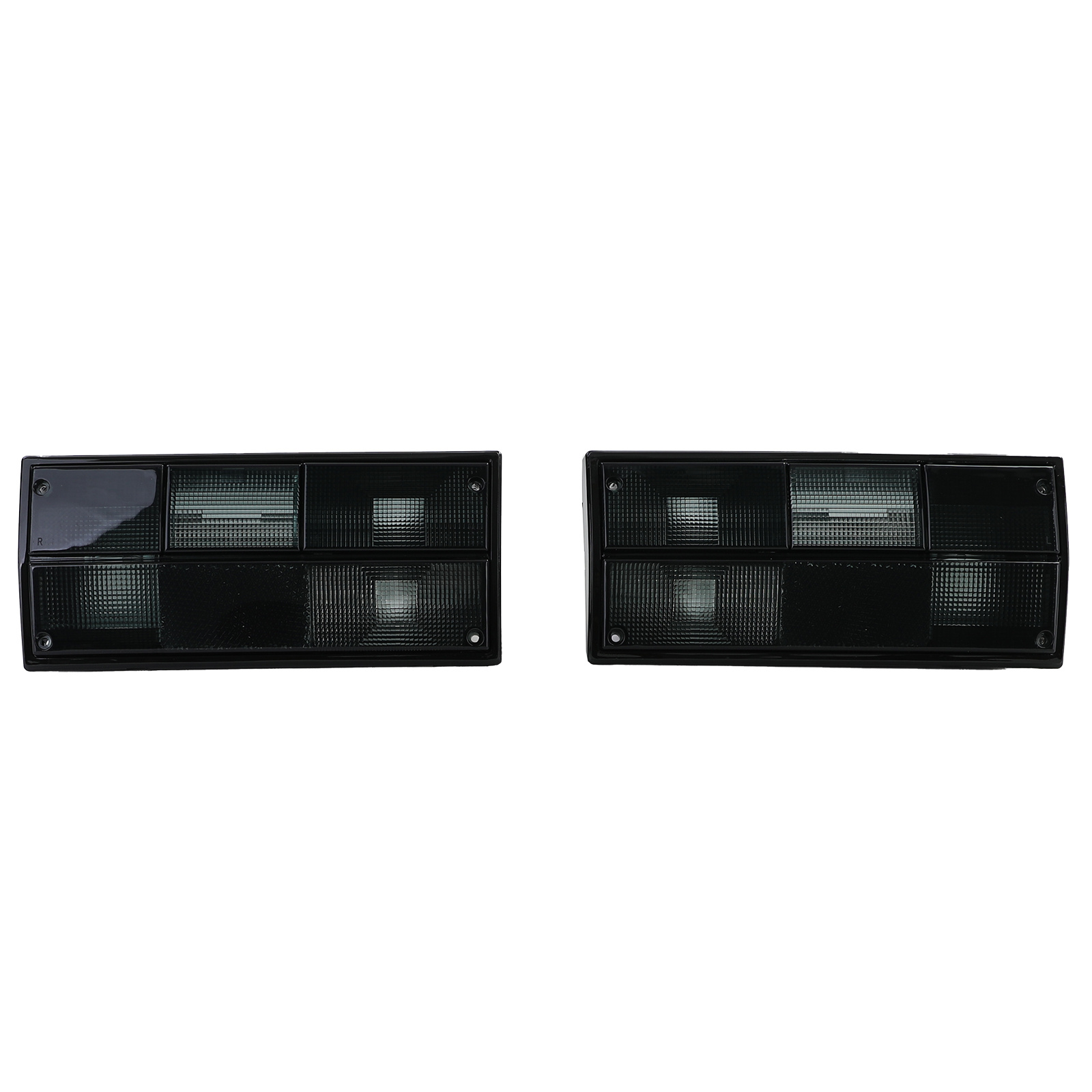 Achterlichten geschikt voor VW T3 transporter 1979-1992 - zwart smoke