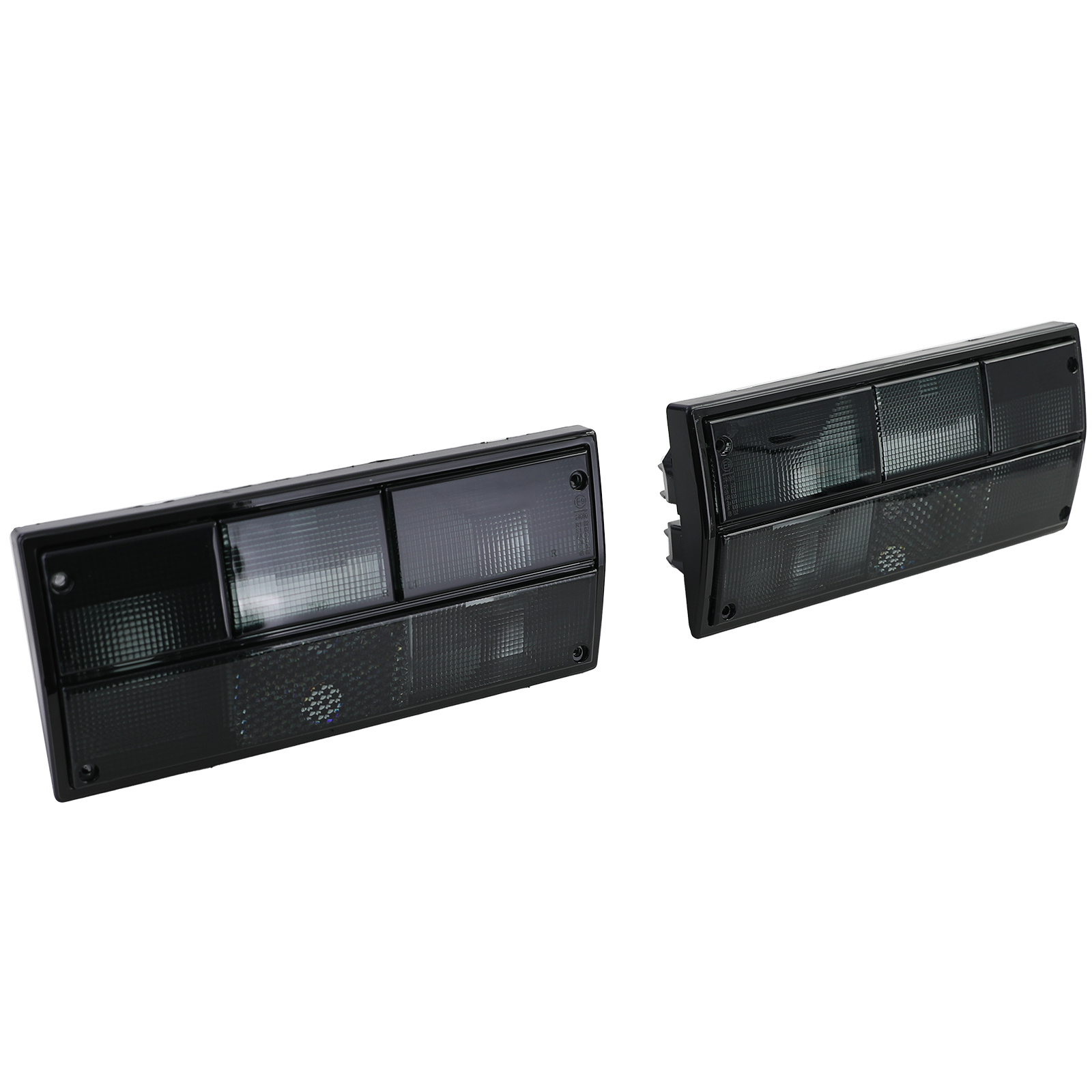 Achterlichten geschikt voor VW T3 transporter 1979-1992 - zwart smoke