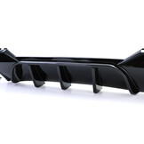 Achterbumper diffusor geschikt voor BMW 4-serie G22 G23 420 430 coupe/cabrio vanaf 2020 - glanzend zwart