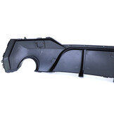 Achterbumper diffusor geschikt voor BMW 4-serie G22 G23 420 430 coupe/cabrio vanaf 2020 - glanzend zwart