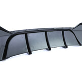 Achterbumper diffusor geschikt voor BMW 4-serie G22 G23 420 430 coupe/cabrio vanaf 2020 - glanzend zwart