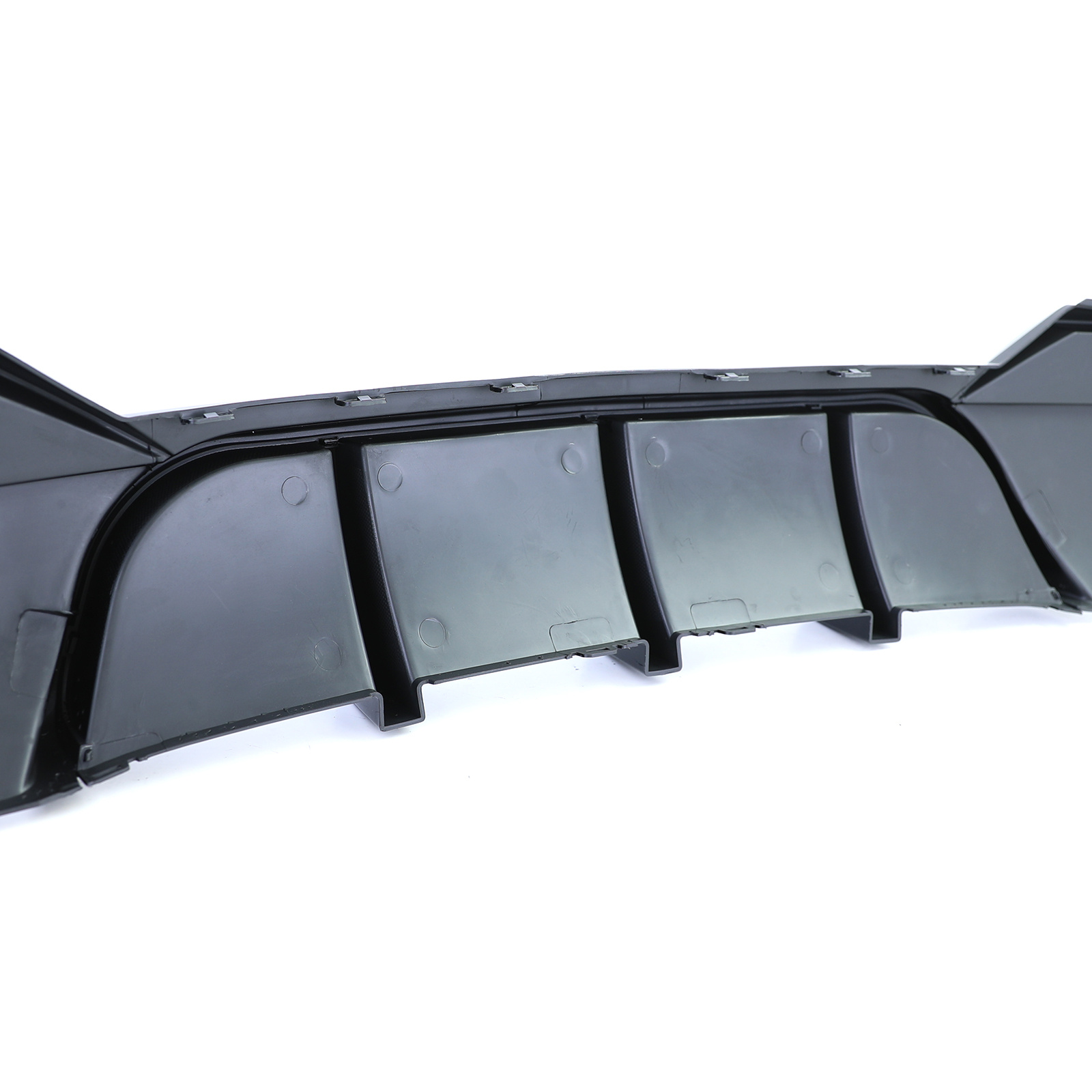 Achterbumper diffusor geschikt voor BMW 4-serie G22 G23 420 430 coupe/cabrio vanaf 2020 - glanzend zwart