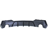 Achterbumper diffusor geschikt voor BMW 4-serie G22 G23 420 430 coupe/cabrio vanaf 2020 - glanzend zwart