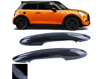 Deurgrepen - voor Mini One/Cooper F55/F56/F57 vanaf 2013 - hoogglans zwart