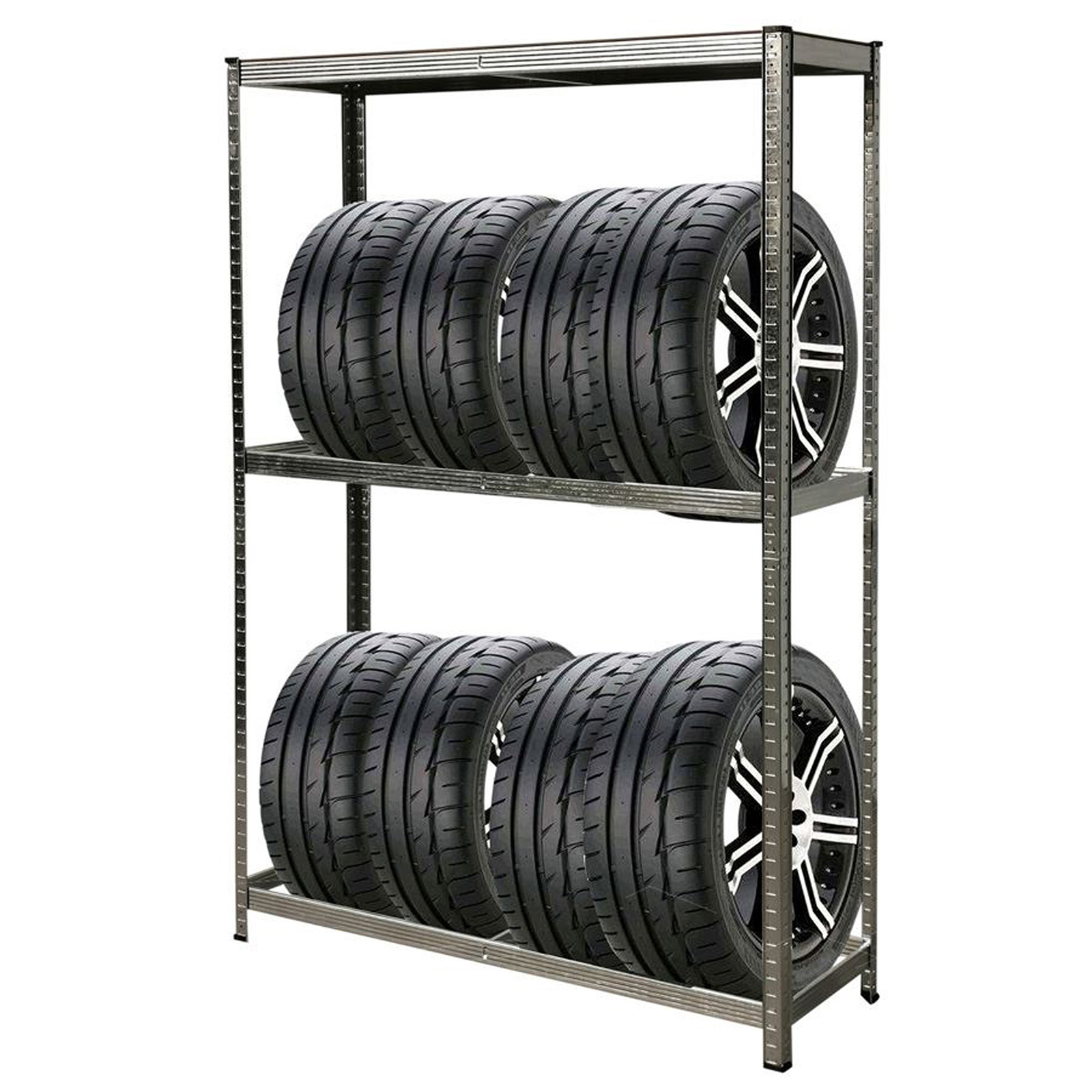 Bandenrek - bandenstelling - 180x120x40cm - tot 200kg per schap