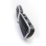 Grille - nieren geschikt voor BMW 5-serie F10/F11, sedan/touring 2010-2017 - 2-delig - zwart chroom