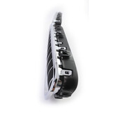 Grille - nieren geschikt voor BMW 5-serie F10/F11, sedan/touring 2010-2017 - 2-delig - zwart chroom