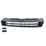Grille - voorgrille - voor VW Polo 5 6R/6C 2009-2017 - zonder embleem - zwart glans/chroom