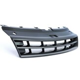 Grille - voorgrille - voor VW Polo 5 6R/6C 2009-2017 - zonder embleem - zwart glans/chroom