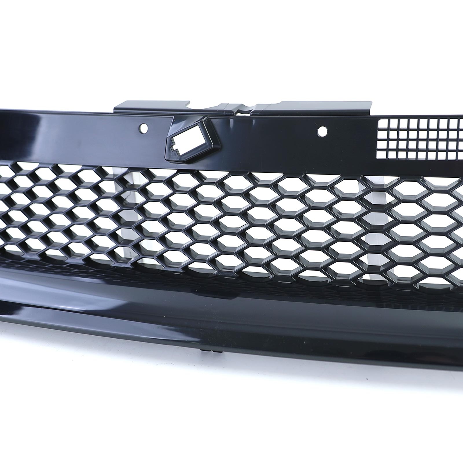 Grille - voorgrille - geschikt voor VW Golf 4, sedan/variant/cabrio 1997-2006 - zonder embleem - zwart glans/chroom