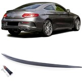 Spoiler - achterspoiler lip geschikt voor Mercedes C-Klasse C205 coupe vanaf 10/2015 - carbon-look