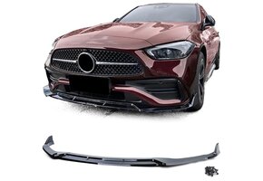 Spoiler - spoilerlip - Mercedes C-klasse W206 S206, sedan/T-model vanaf 2021 - zwart glans