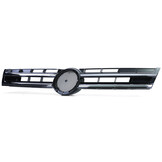 Grille - voorgrille - geschikt voor VW Touareg 2 7P 01/2010-9/2014 - zwart glans/chroom