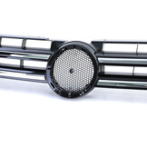 Grille - voorgrille - geschikt voor VW Touareg 2 7P 01/2010-9/2014 - zwart glans/chroom