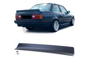 Spoiler - achterspoiler geschikt voor BMW 3-serie E30 sedan 09/1982-04/1991/cabrio 12/1985-10/1993, 2-/4-deurs - zwart