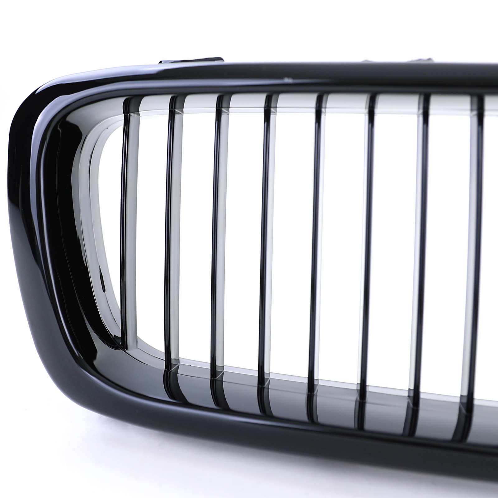 Grille - nieren - geschikt voor BMW 7-serie E38 1994-2001 - 2-delig - zwart glans