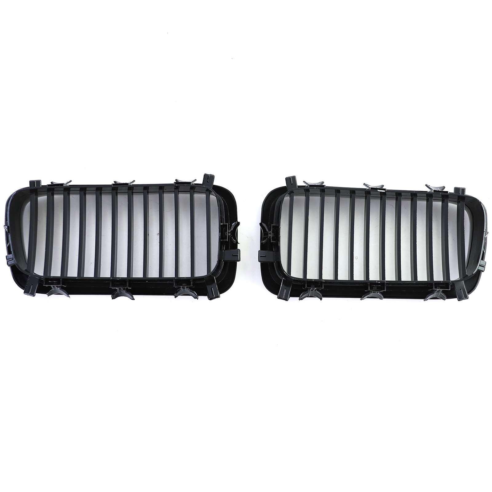 Grille - nieren - BMW 7-serie E38 1994-2001 - 2-delig - zwart glans