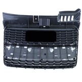 Grille - voorgrille - geschikt voor Audi A4 B7/8E, sedan/kombi/cabrio 2004-2008 - met PDC - chroom