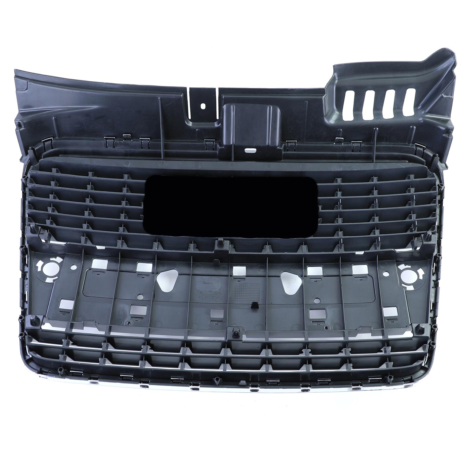 Grille - voorgrille - geschikt voor Audi A4 B7/8E, sedan/kombi/cabrio 2004-2008 - met PDC - chroom