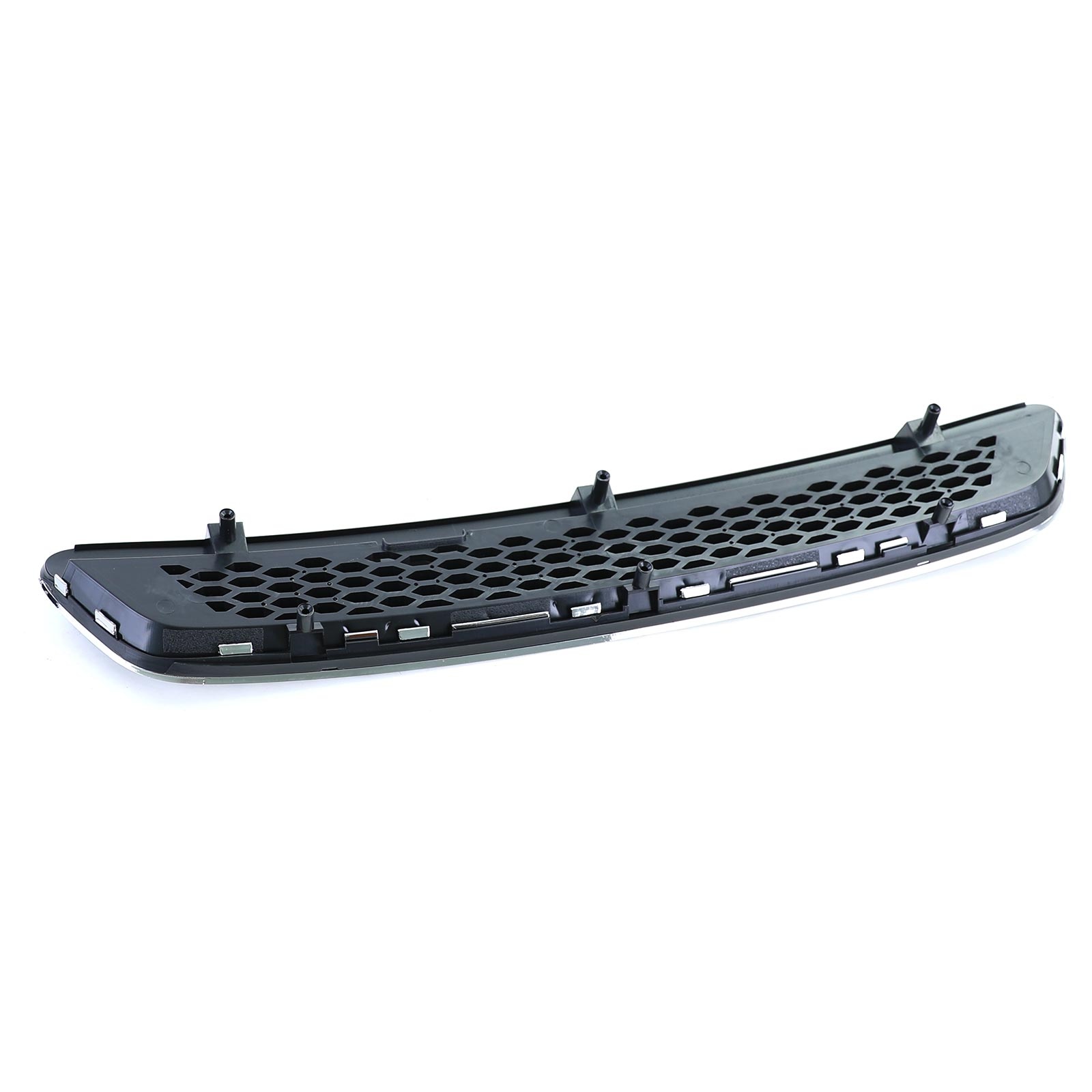 Grille - voorgrille - Opel Astra G, sedan/coupé/caravan/cabrio 1997-2004 - zwart glans chroom